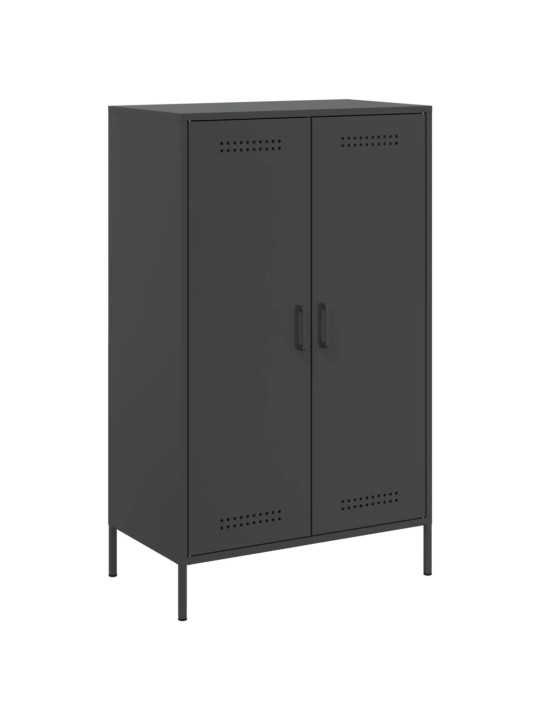 Komoda, juodos spalvos, 68x39x113cm, plienas