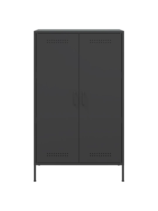 Komoda, juodos spalvos, 68x39x113cm, plienas