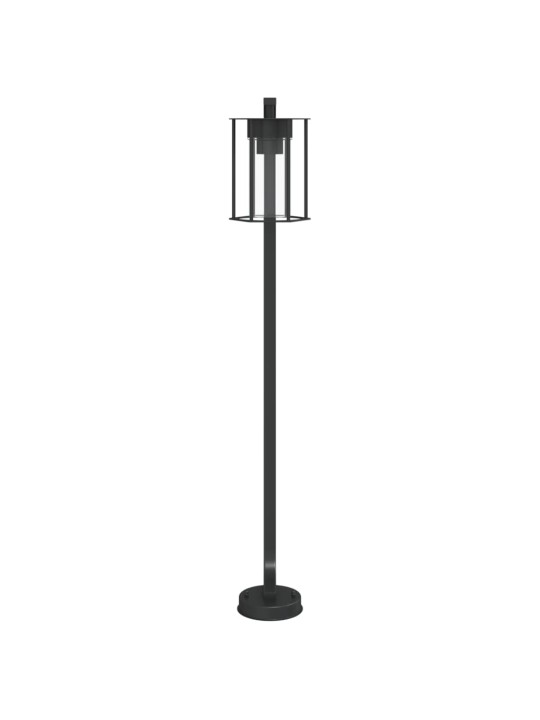 Lauko šviestuvas, juodos spalvos, 100cm, nerūdijantis plienas