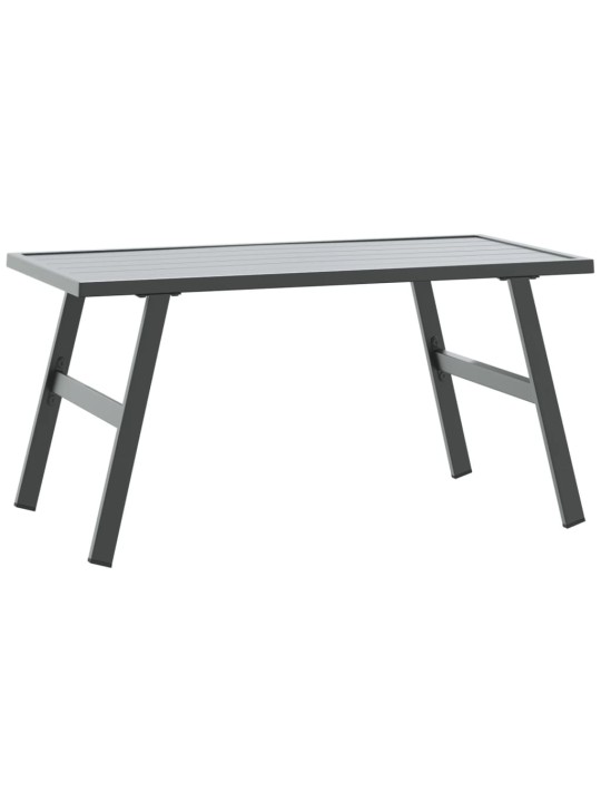 Sodo kavos staliukas, juodos spalvos, 90x45x35cm, plienas