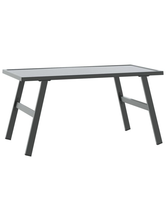Sodo kavos staliukas, juodos spalvos, 90x45x35cm, plienas