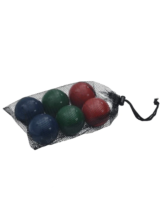 Žaidimo Bocce rinkinys su krepšiu, 8 dalių, pušies masyvas