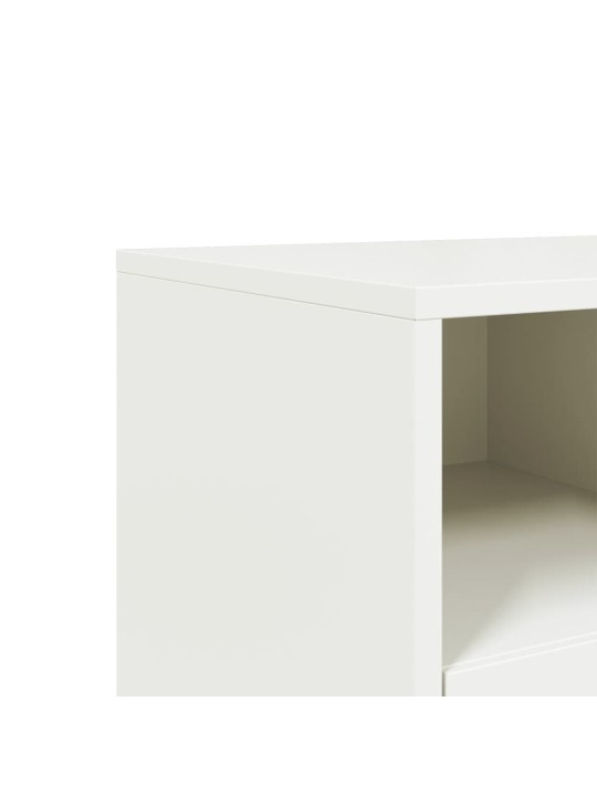 Televizoriaus spintelė, baltos spalvos, 68x39x60,5cm, plienas