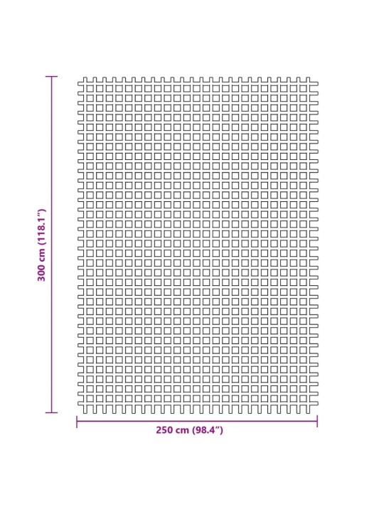 Stovyklavimo paklotas, antracito spalvos, 3x2,5m