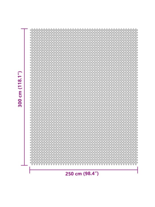 Stovyklavimo paklotas, kreminės spalvos, 3x2,5m