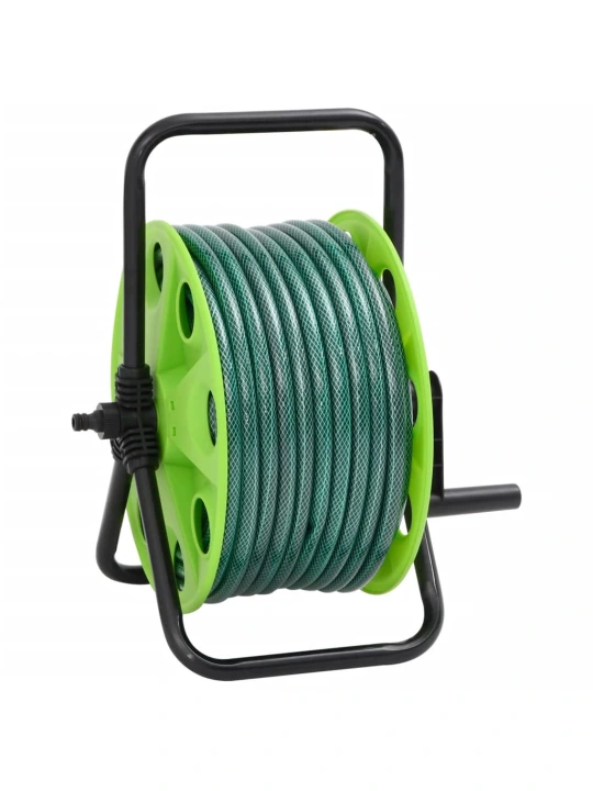 Žarnos ritė su tvirtinimo detalėmis, žalia, 0,75", 20m, PVC