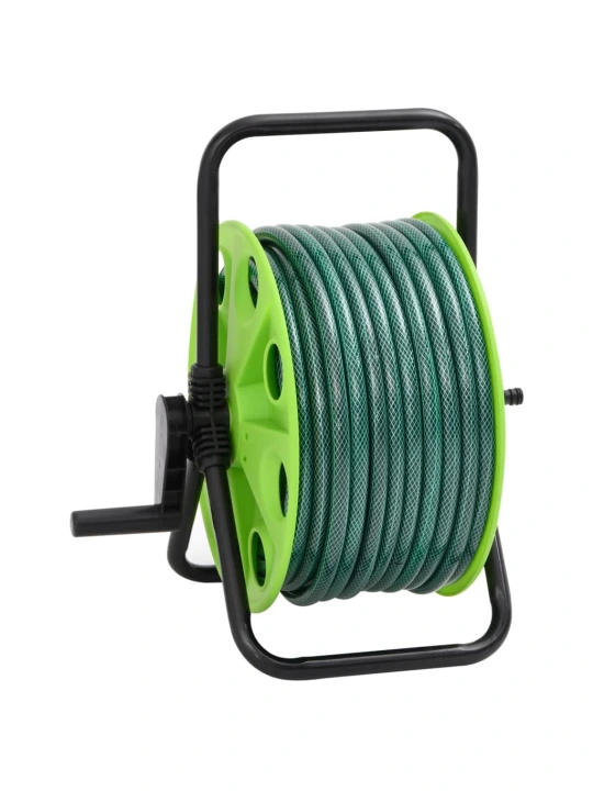 Žarnos ritė su tvirtinimo detalėmis, žalia, 0,75", 20m, PVC