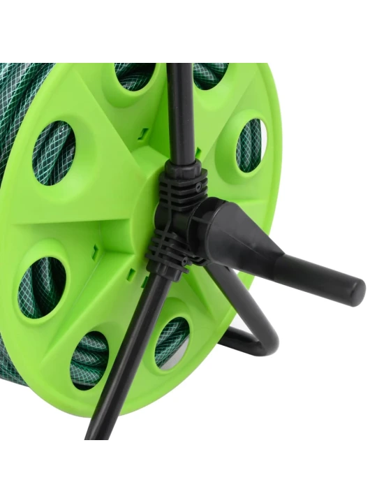 Žarnos ritė su tvirtinimo detalėmis, žalia, 0,75", 20m, PVC
