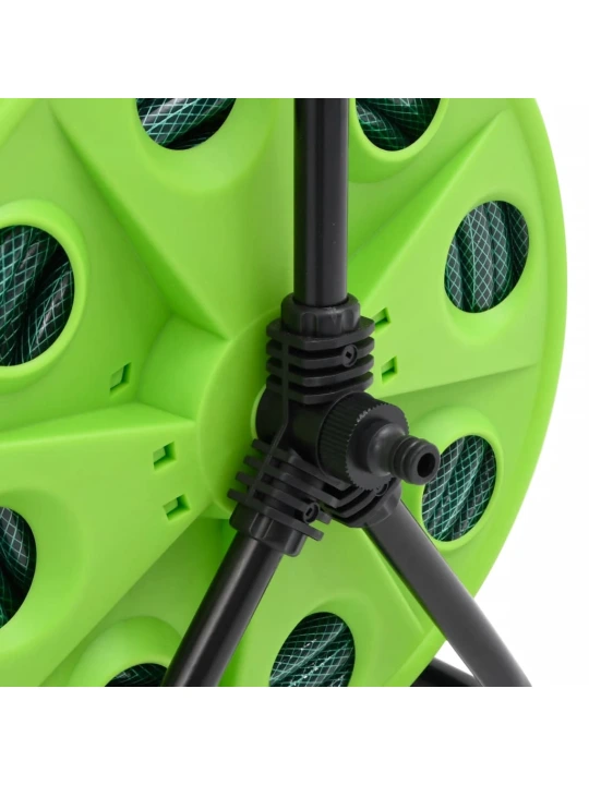 Žarnos ritė su tvirtinimo detalėmis, žalia, 0,75", 20m, PVC