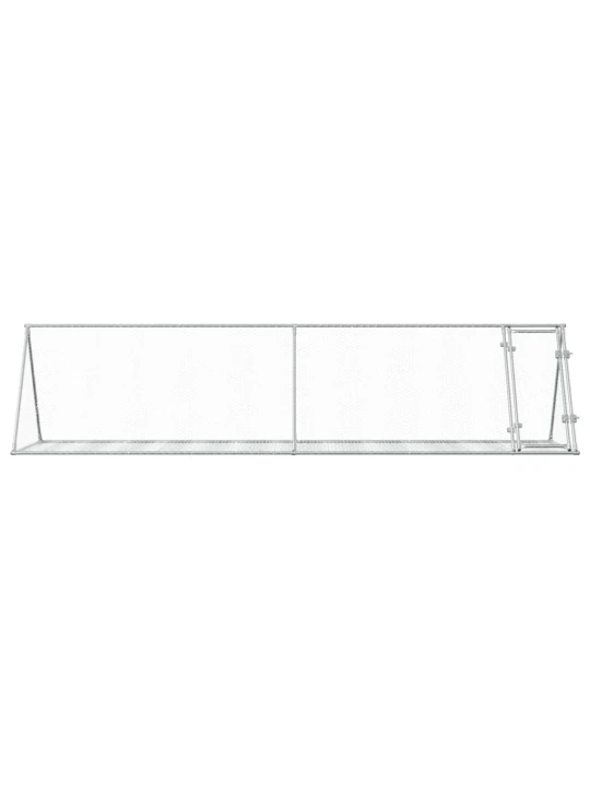 Narvelis triušiams, sidabrinis, 400x105x91cm, plienas