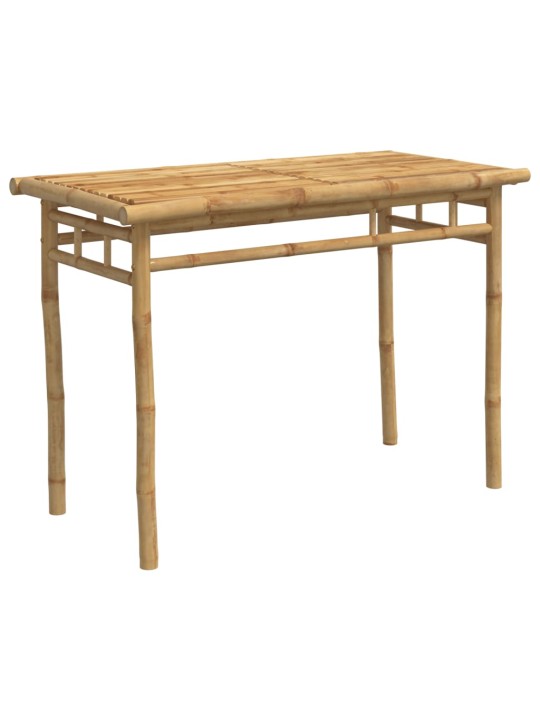 Sodo valgomojo stalas, 110x55x75cm, bambukas