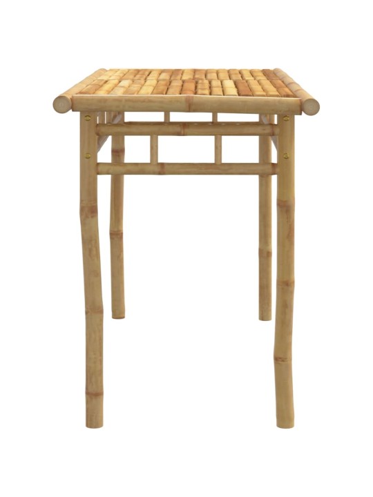Sodo valgomojo stalas, 110x55x75cm, bambukas