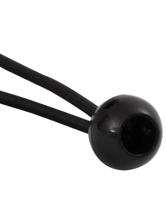 Bungee virvelės su kamuoliukais, 50vnt., 21x0,5cm