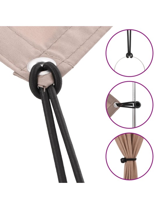 Bungee virvelės su kamuoliukais, 50vnt., 21x0,5cm