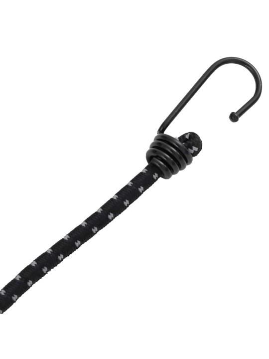 Bungee virvelės su juostelėmis ir kabliukais, 50vnt., 88cm