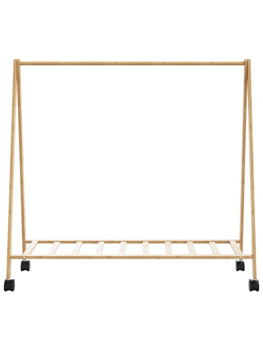 Drabužių kabykla su lentynomis/ratukais, 106x34x106,5cm