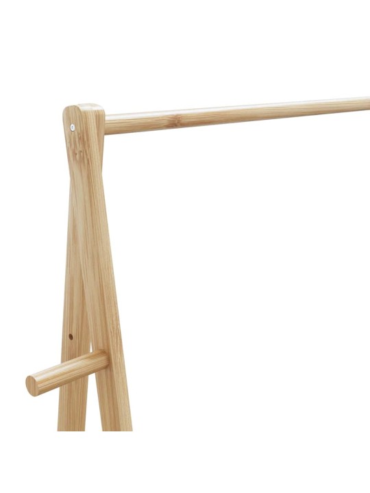 Drabužių kabykla su lentynomis/ratukais, 132x45,5x155,5cm