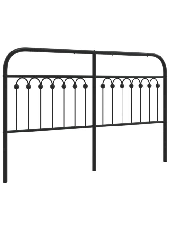 Metalinis galvūgalis, juodos spalvos, 160cm