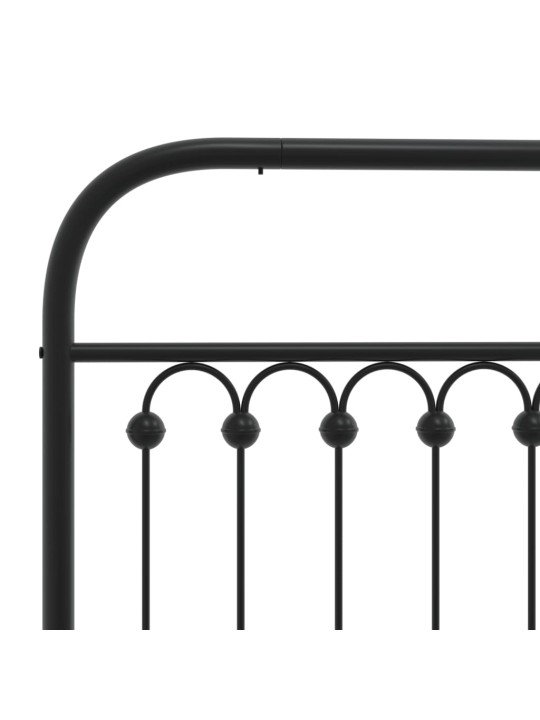 Metalinis galvūgalis, juodos spalvos, 160cm