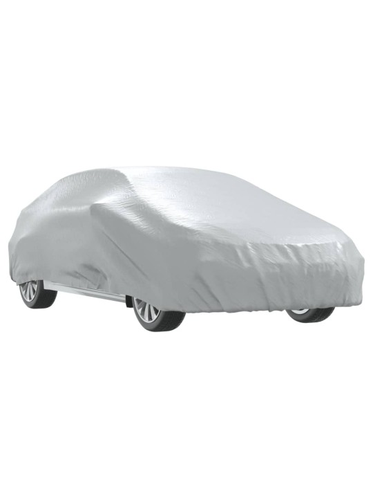 Automobilio uždangalas sedanams, sidabrinis, XL dydžio, pilnas