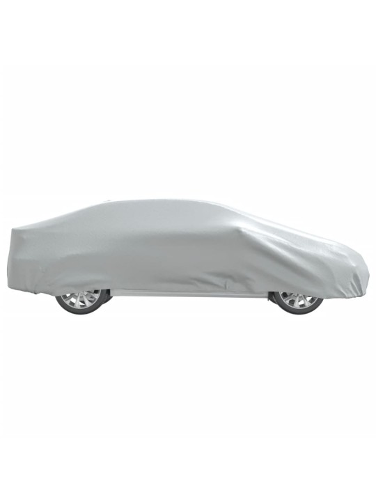 Automobilio uždangalas sedanams, sidabrinis, XL dydžio, pilnas