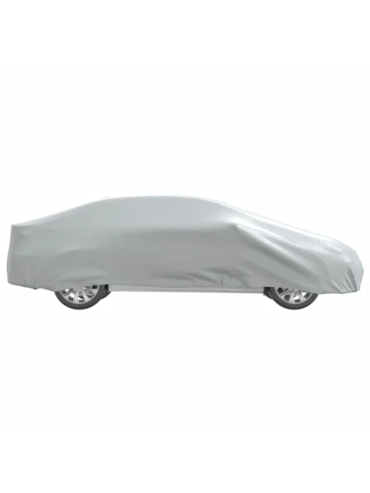 Automobilio uždangalas sedanams, sidabrinis, XL dydžio, pilnas