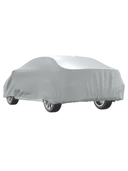 Automobilio uždangalas sedanams, sidabrinis, XL dydžio, pilnas