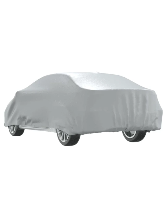 Automobilio uždangalas sedanams, sidabrinis, XL dydžio, pilnas