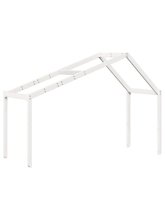 Vaikiškos lovos stogas, baltas, 213x85,5x144,5cm, pušis