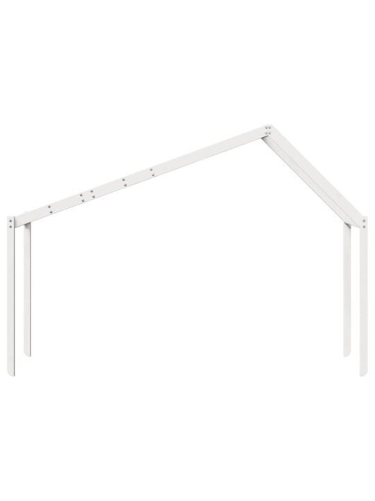 Vaikiškos lovos stogas, baltas, 213x85,5x144,5cm, pušis