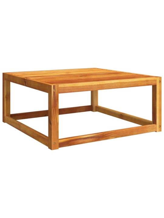 Sodo stalas, 65x65x29cm, akacijos medienos masyvas