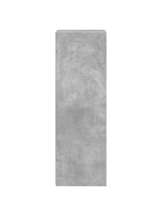 Komoda, betono pilkos spalvos, 45x41x124cm, apdirbta mediena