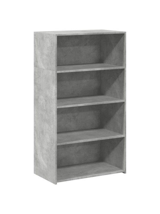 Komoda, betono pilkos spalvos, 70x41x124cm, apdirbta mediena