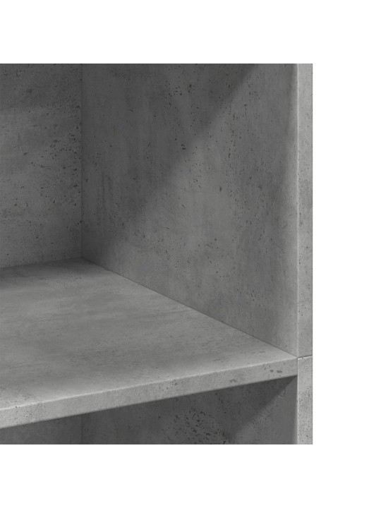 Komoda, betono pilkos spalvos, 70x41x124cm, apdirbta mediena