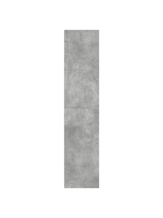 Komoda, betono pilkos spalvos, 30x41x185cm, apdirbta mediena