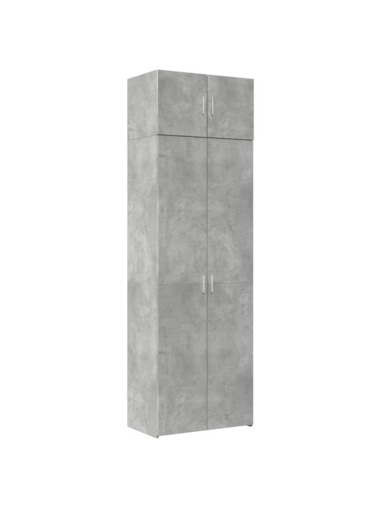 Spintelė daiktams, betono, 70x42,5x225cm, apdirbta mediena