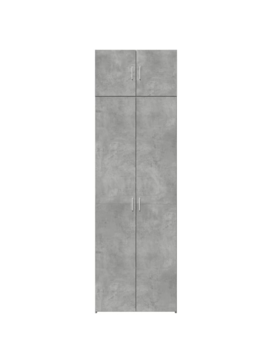 Spintelė daiktams, betono, 70x42,5x225cm, apdirbta mediena