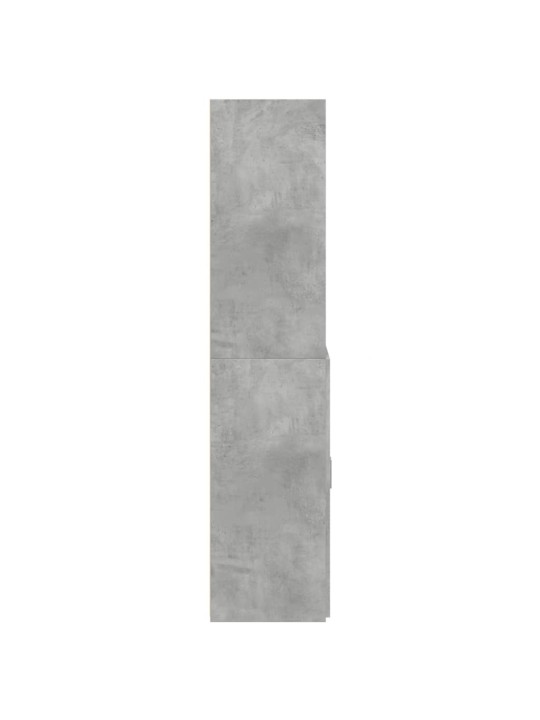 Komoda, betono pilkos spalvos, 70x42,5x185cm, apdirbta mediena