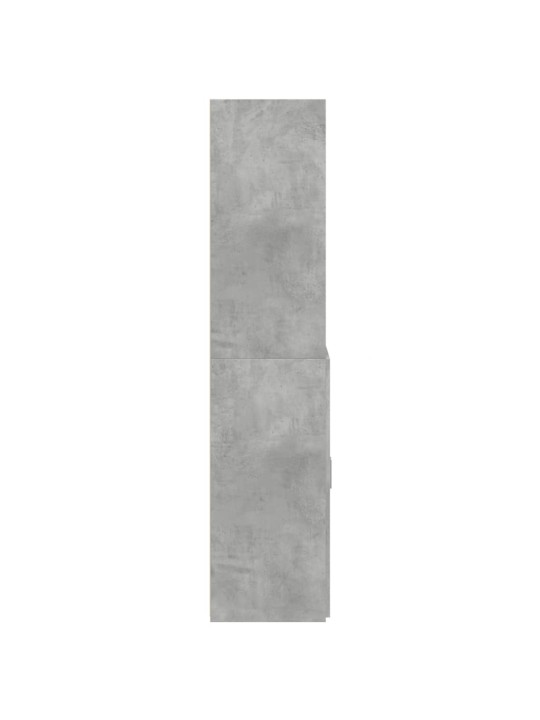 Komoda, betono pilkos spalvos, 80x42,5x185cm, apdirbta mediena