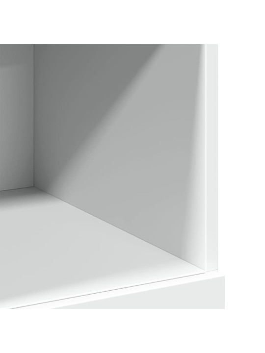 Komoda, baltos spalvos, 80x42,5x124cm, apdirbta mediena