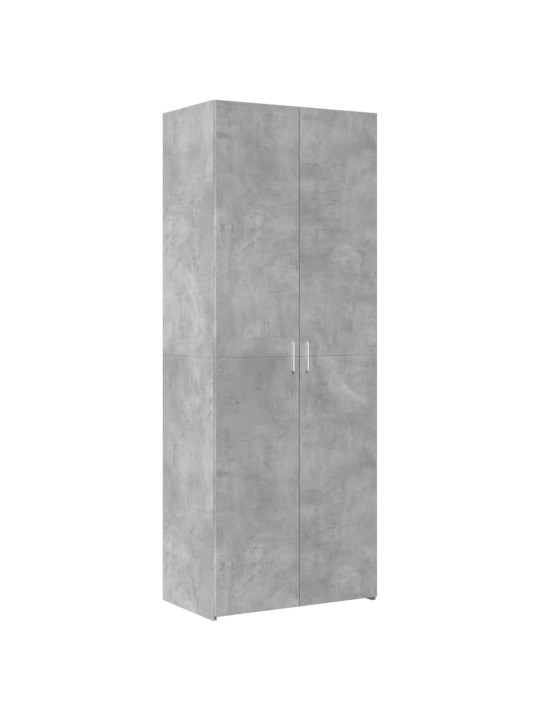 Komoda, betono pilkos spalvos, 70x42,5x185cm, apdirbta mediena