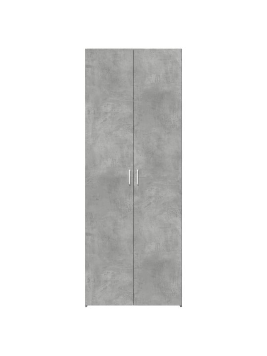 Komoda, betono pilkos spalvos, 70x42,5x185cm, apdirbta mediena