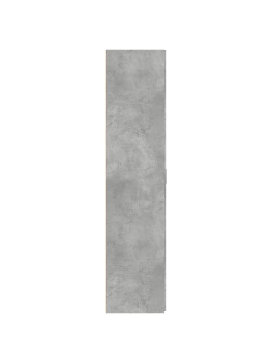 Komoda, betono pilkos spalvos, 70x42,5x185cm, apdirbta mediena