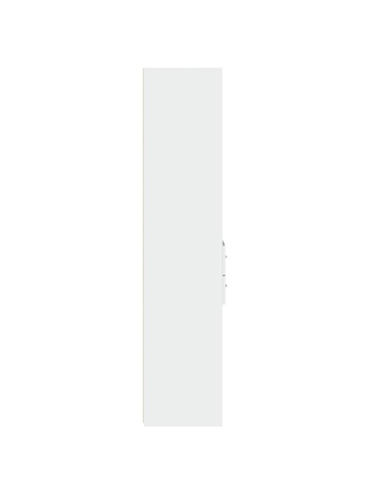 Komoda, baltos spalvos, 40x42,5x185cm, apdirbta mediena