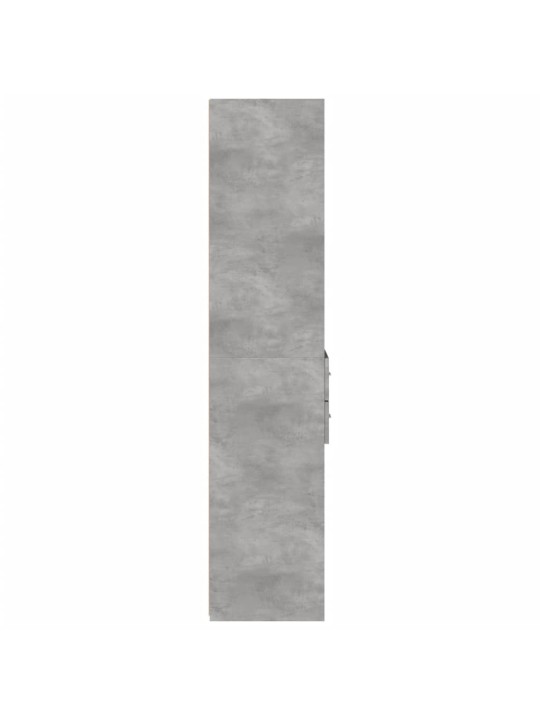 Komoda, betono pilkos spalvos, 40x42,5x185cm, apdirbta mediena