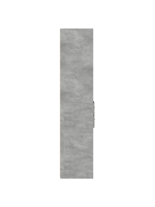 Komoda, betono pilkos spalvos, 45x42,5x185cm, apdirbta mediena