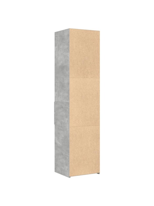 Komoda, betono pilkos spalvos, 45x42,5x185cm, apdirbta mediena