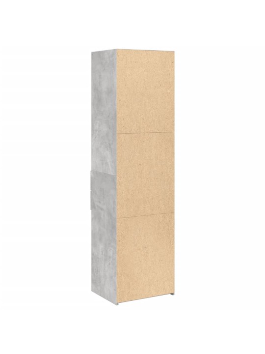 Komoda, betono pilkos spalvos, 50x42,5x185cm, apdirbta mediena