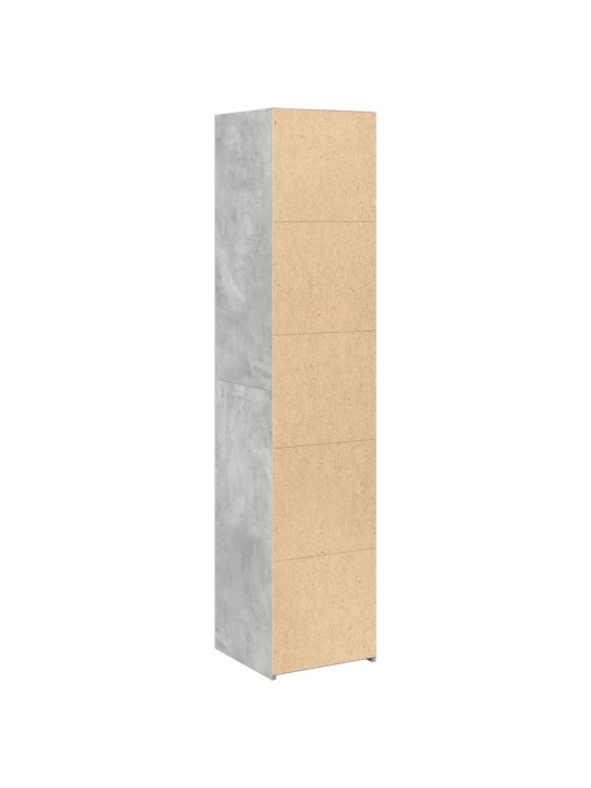 Komoda, betono pilkos spalvos, 40x41x185cm, apdirbta mediena