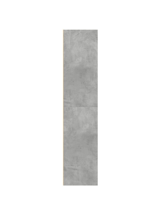 Komoda, betono pilkos spalvos, 70x41x185cm, apdirbta mediena
